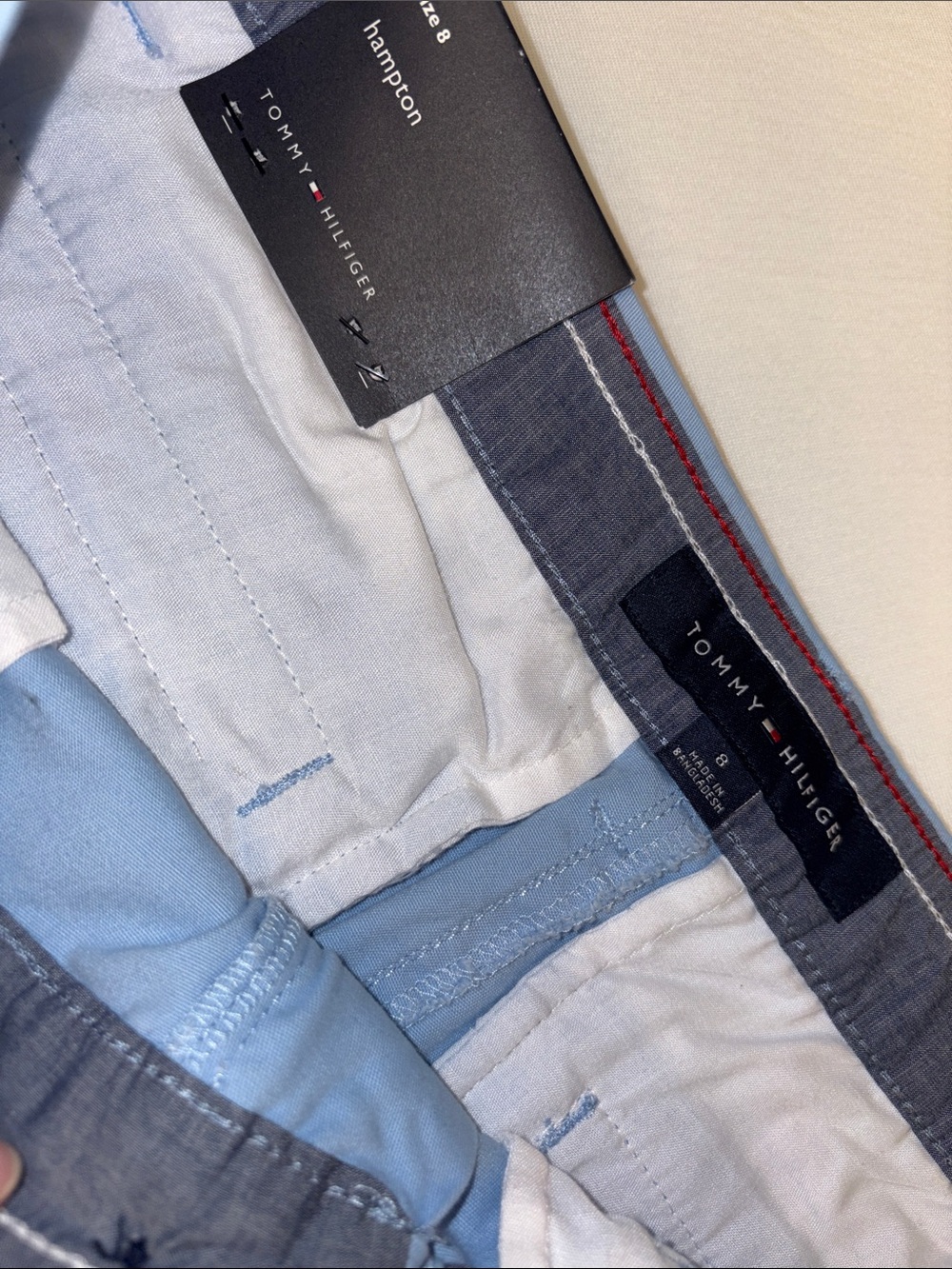 Tommy Hilfiger Hampton Heritage Chinos stretch slim fit size 8 NWT - Picture 7 of 8